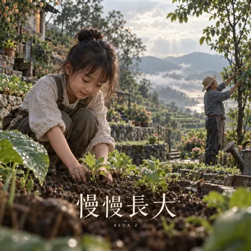 慢慢長大